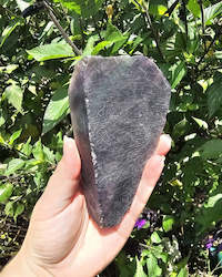 Pink Amethyst Geodes: Rainbow Fluorite Unpolished Slice