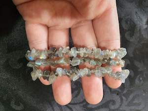Bracelets: Labradorite Chip Bracelet