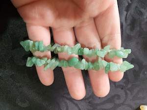 Bracelets: Green Aventurine Chip Bracelet