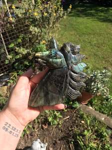 Labradorite Collection: Carved Labradorite Unicorn