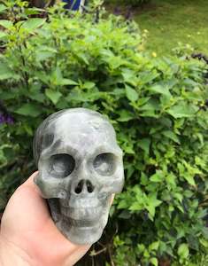 Labradorite Collection: Sunset Labradorite Skull