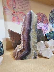 Fluorite Collection: Rainbow Fluorite Cluster Tower