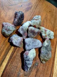 Raw Unicorn Stone ( Pink Tourmaline in Lepidolite)