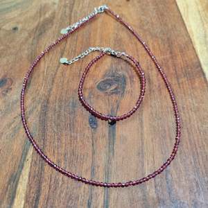 Red Garnet Jewlery Set