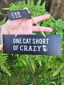 Christmas Gift Ideas: One Cat Plaque