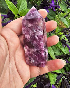 Towers And Points: Lepidolite Point