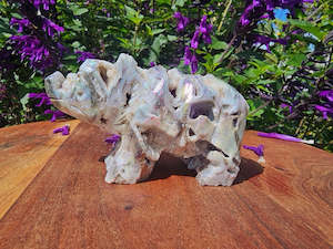 Carvings: Aura Sphalerite Bear Carving