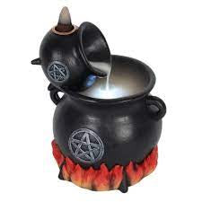 Incense Cones Sticks Incense Holders Backflow Burners: LED Cauldron Backflow Burner