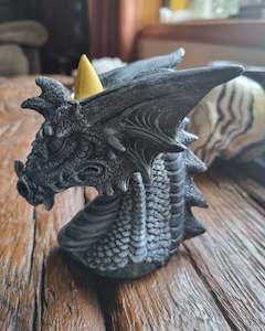 Incense Cones Sticks Incense Holders Backflow Burners: Black Dragon Head Backflow Burner