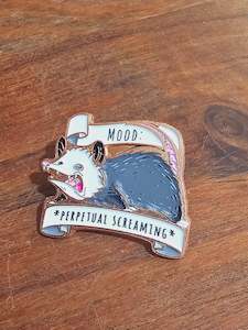 Pins Broach: Possum Bag Pin