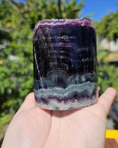 Rainbow Fluorite Lamp Shade