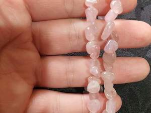 Bracelets: Dark Rose Quartz Tumble Bracelet