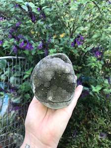 Clusters: Black Amethyst Cut Base Freeform