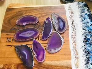 Purple Agate Slices