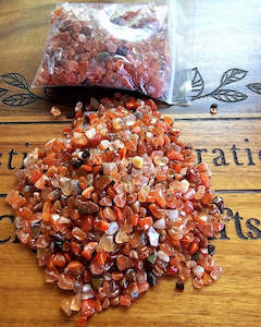 Carnelian Chip Bag $5