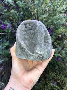 Black Amethyst Cut Base Freeform