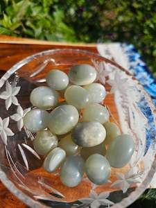 Green Moonstone Tumbles
