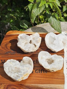 Clear Quartz Cluster Heart