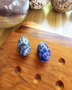 Hearts Available: Blue Spot Jasper Egg