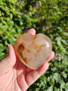 Natural Agate Heart