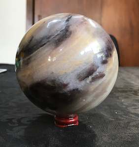 Spheres: Silky fluorite Sphere