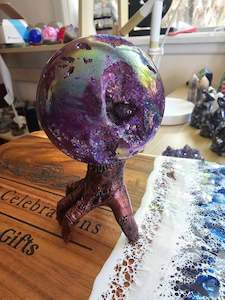 Spheres: Dyed Sphalerite Sphere #1