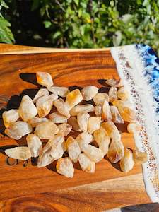 Heat Treated Citrine Raw Points