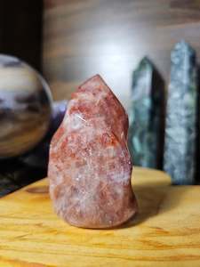 Hematoid Quartz Flame