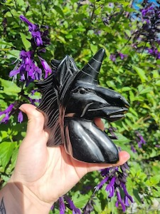 Black Obsidian Unicorn