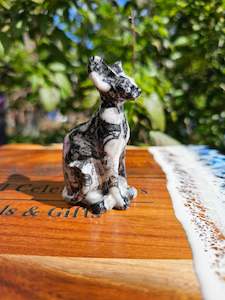 Orthoceras Fossil Cat Carving #2