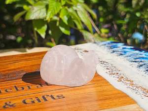 Carvings: Rose Quartz Snail