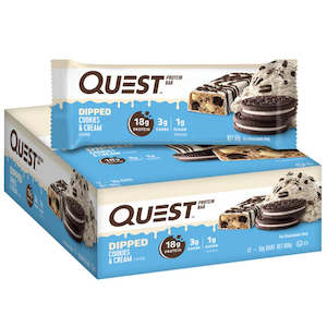 Candy & Chocolate: Quest Protein Bar - Dipped Cookies and Cream