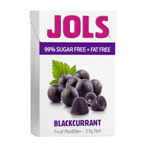 Lollies: Blackcurrant - Fruit Pastilles 23g