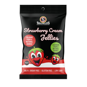 Lollies: Strawberry Cream Jellies 70g - Buy in Bulk and SAVE! Success