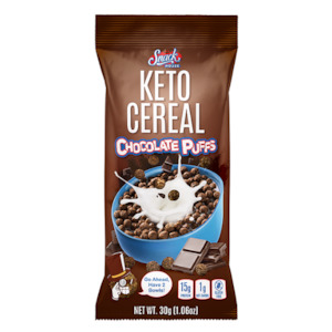 Cereals: Chocolate Puffs Keto Cereal 30g