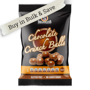 Lollies: Chocolate Crunch Balls 80g - Buy in Bulk and SAVE!