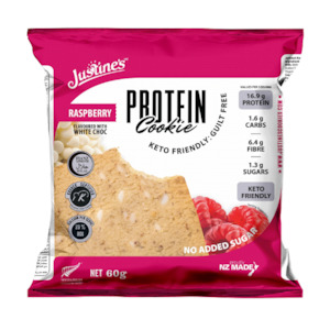Raspberry White Choc Protein Cookie 60g