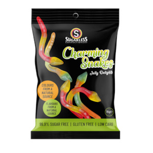 Sugarless: Charming Snake Jellies 70g -  Buy in Bulk and SAVE!