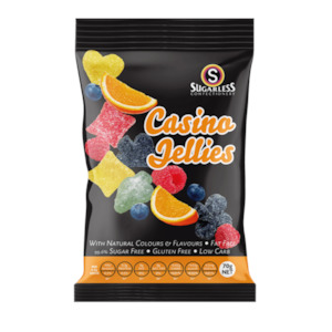 Sugarless: Casino Jellies 70g - Buy in Bulk and SAVE!