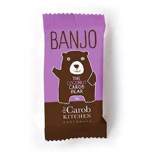 Chocolate Carob: CLEARANCE - Banjo the Coconut Carob Bear 15g