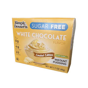 Keto: White Chocolate Sugar Free Instant Pudding 48g