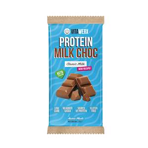 Vitawerx: Protein Milk Choc Bar 100g