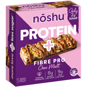Chocolate Carob: Protein+ Choc Malt Fibre Pro Bars