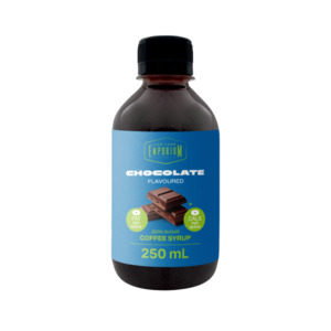 Keto: Chocolate Flavoured Zero Sugar Coffee Syrup - 250mL