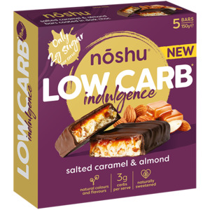Protein Muesli Snack Bars: Low Carb Indulgence Salted Caramel & Almond 5 Pack