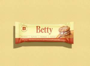 Keto: Caramel Cookie Dough Betty Bar Betty Protein Bar