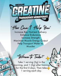 Nexus: NEXUS CREATINE 150g/30serve