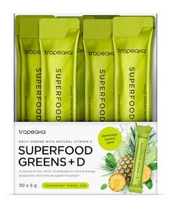 Tropeaka: Tropeaka SUPERFOOD GREENS + D SINGLE SERVE
