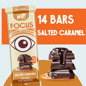 PEAK CHOCOLATE FOCUS Box of 14 bars