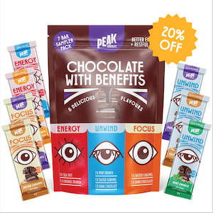 New Arrivals: PEAK CHOCOLATE SAMPLE PACK RANGE